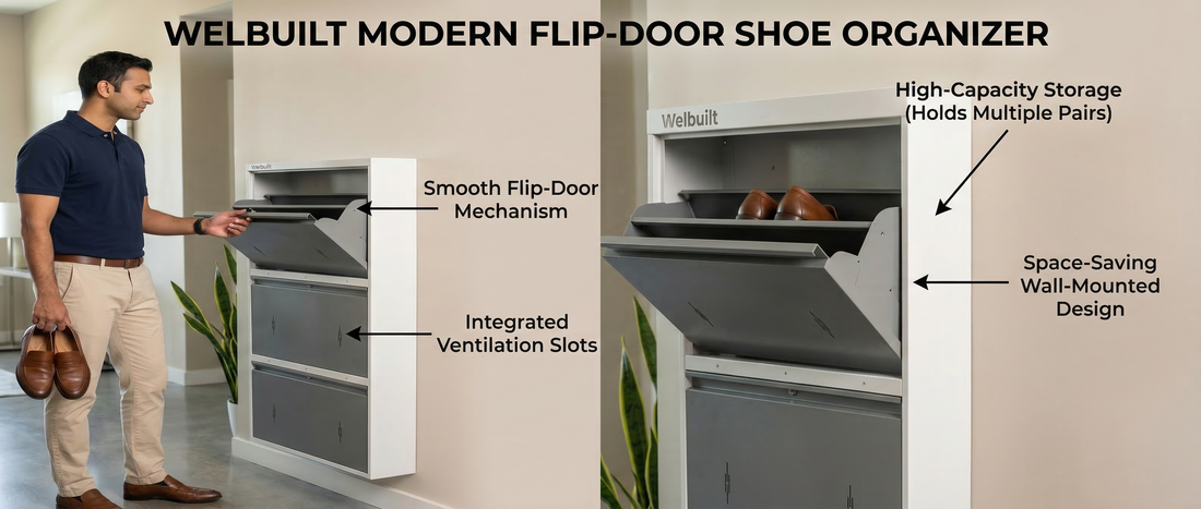 Smart Shoe Storage Solution – Why Metal Shoe Racks Are Perfect for Modern Homes