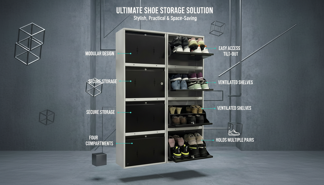 Best Metal Shoe Rack for Home – Space Saving Shoe Organizer