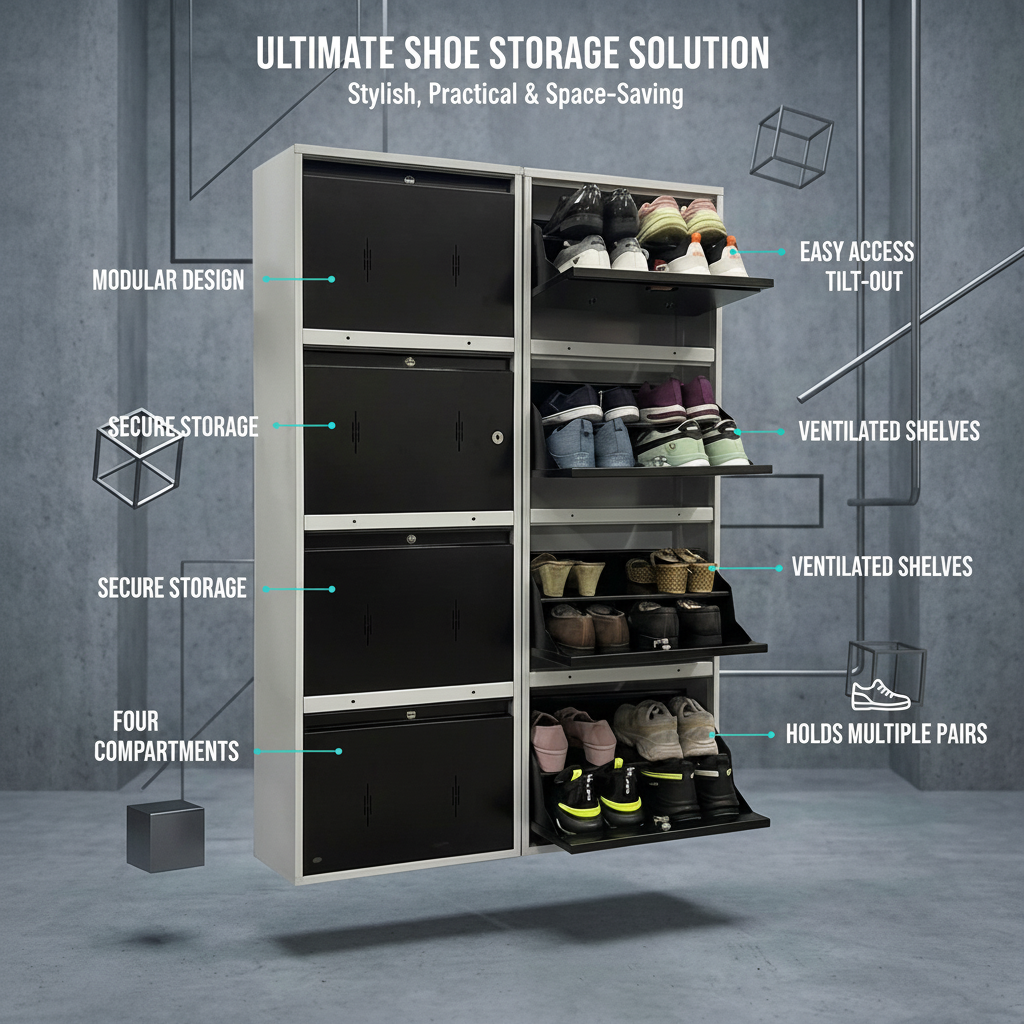 Metal Shoe Rack 5 Tier | Heavy Duty Steel | Space Saving | Delhi Supplier