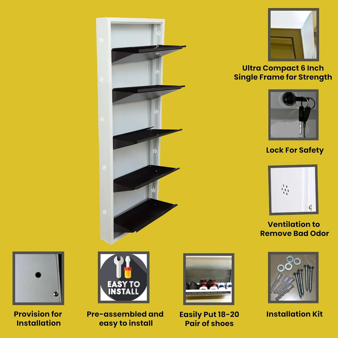 Best Space Saving Shoe Rack for Small Homes
