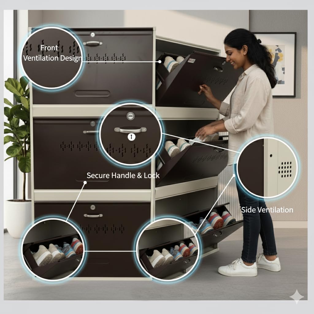 Best Shoe Racks for Home in India Stylish & Space-Saving