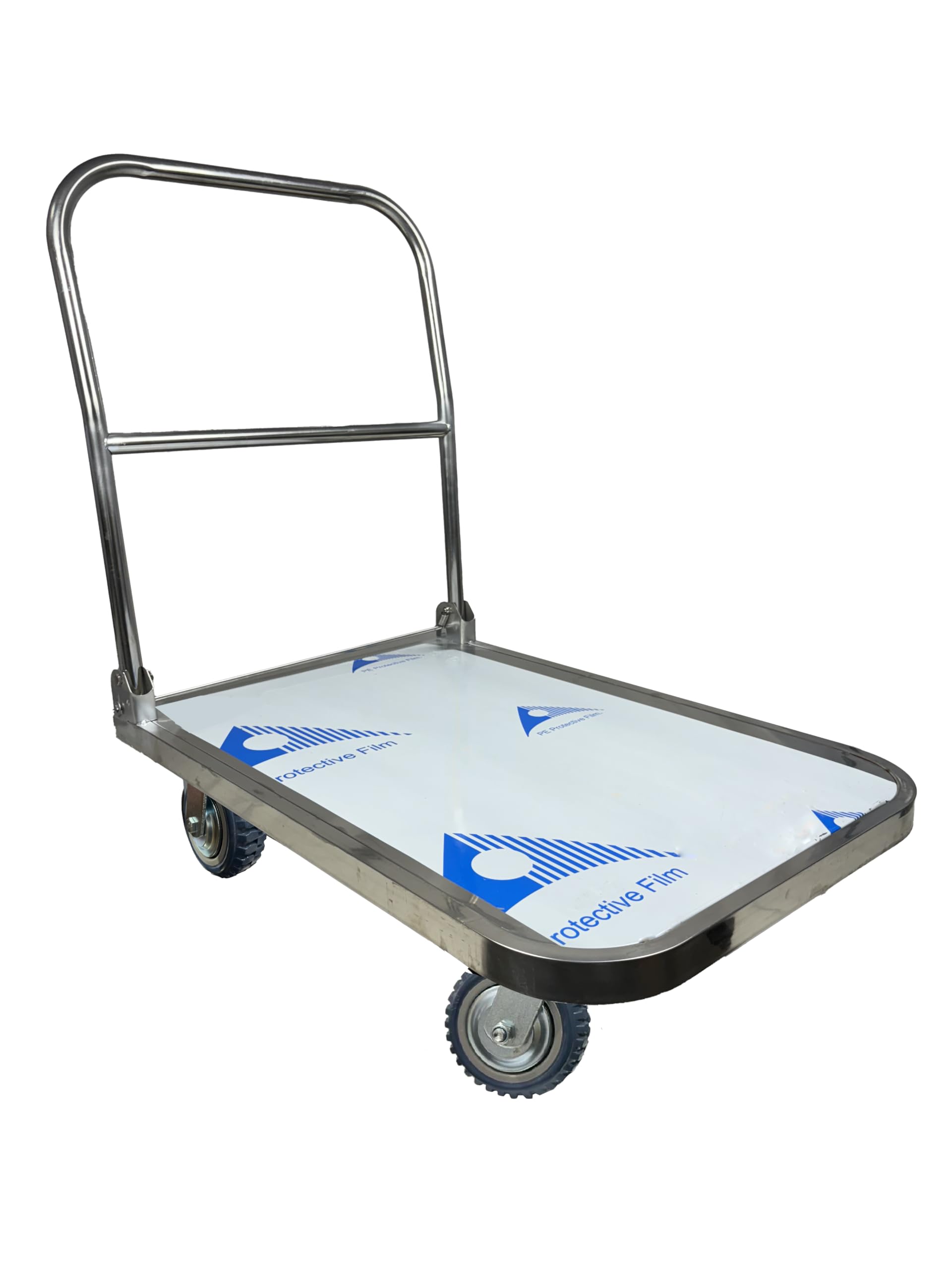 EverBest® Portable Platform Trolley for Lifting Heavy Weight, (500 Kg Capacity Stainless Steel)-Trollays-Welbuilt Products-Aman Overseas